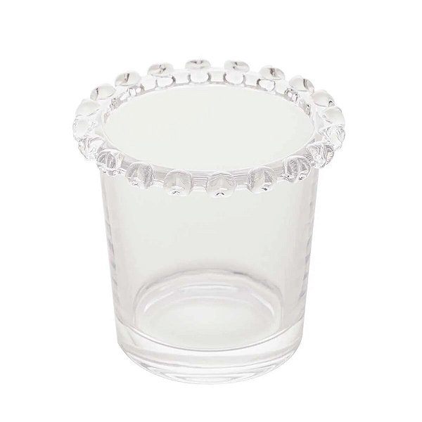 PORTA COLHER DE CRISTAL DE CHUMBO CORACAO 8,5x8cm
