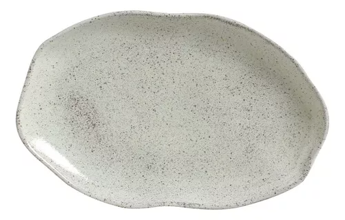 Travessa Oval Rasa Média Bio Pistache 30x20cm Porto Brasil