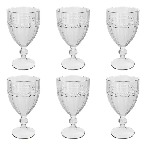 Conjunto 6 Taças De Cristal Imperial 330ml Lyor