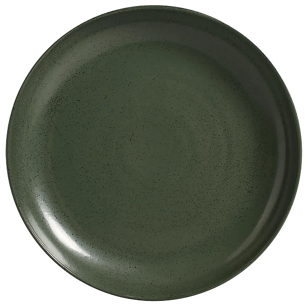 Travessa Redonda Stoneware Greenery 36cm Porto Brasil
