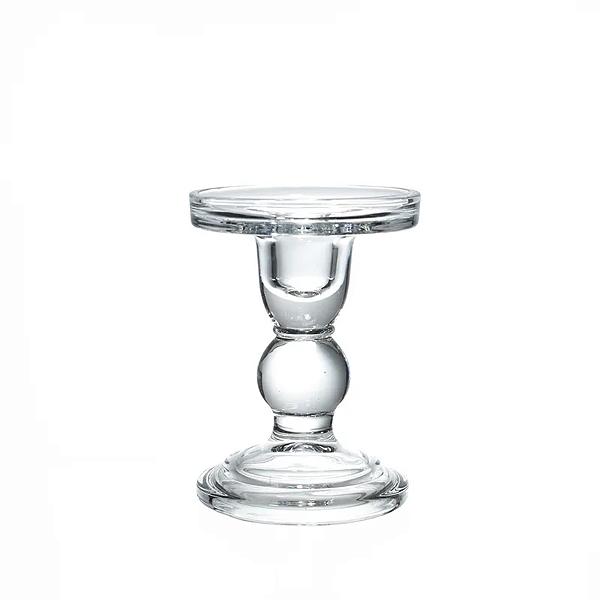 Castiçal Vidro 11x7 Lilian Gift