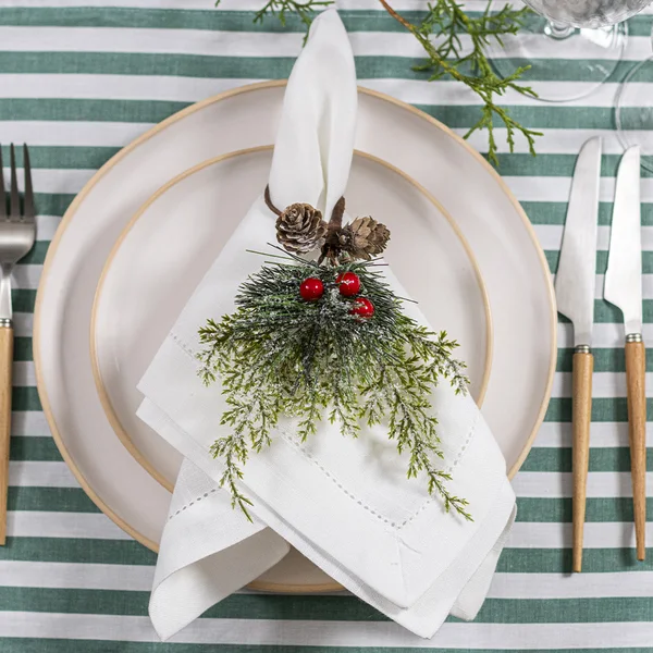 Anel Porta Guardanapo Avulso Natal Azevinho Copa e Cia