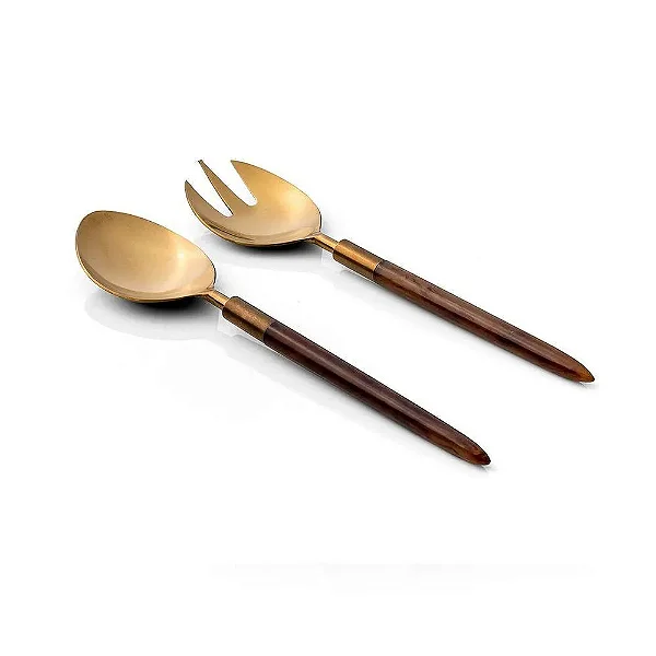 Conjunto de Talheres para Salada 2 Pecas Garbo Ilhéus Copa e Cia