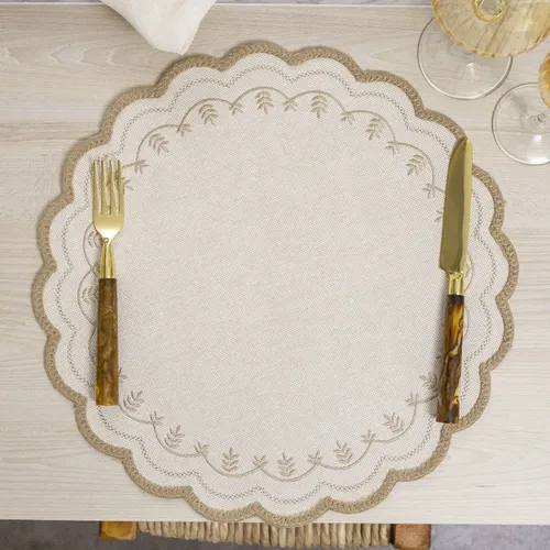 Jogo Americano Brazil Amelia Areia 40cm Avulso Copa e Cia