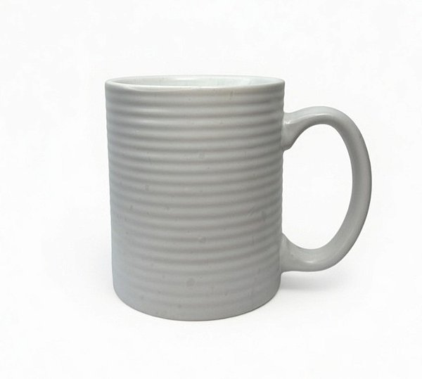 Caneca 320ml Branca Cerâmica Grace Wellmix