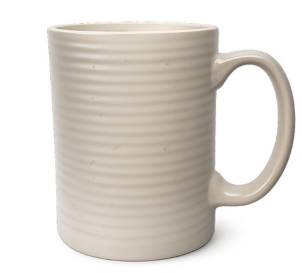 Caneca 320ml Creme Cerâmica Grace Wellmix