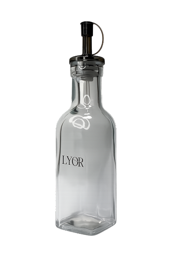 Garrafa Para Azeite Azeiteiro 200ml Vidro Tampa Plástica Lyor