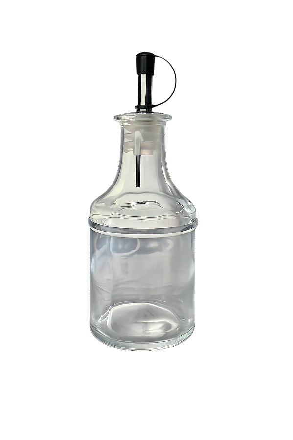 Garrafa Para Azeite Azeiteiro 220ml Vidro Com Dosador Lyor