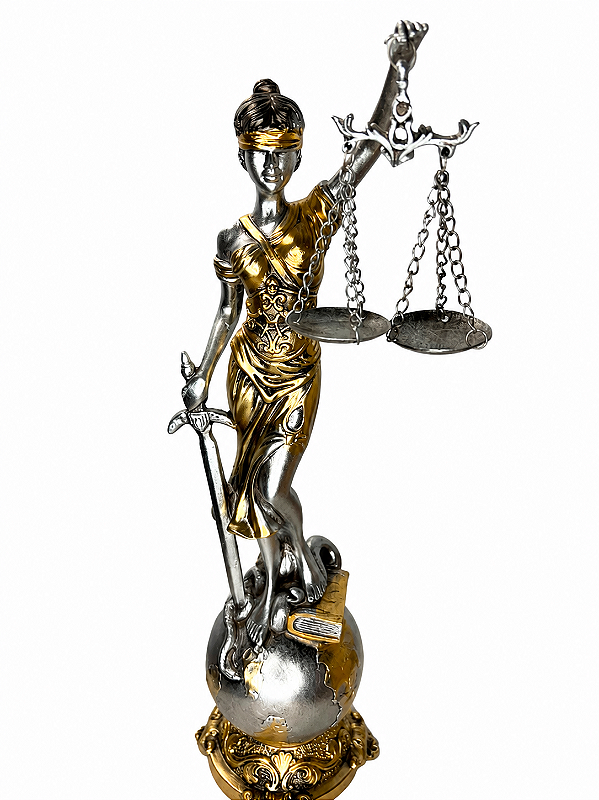 Figura Decorativa Estatua Dama da Justiça 31,5x9m Wolff