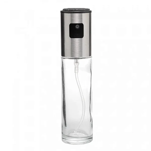 Borrifador Spray Azeite e Vinagre 100ml Aço Inox e Vidro Wolff