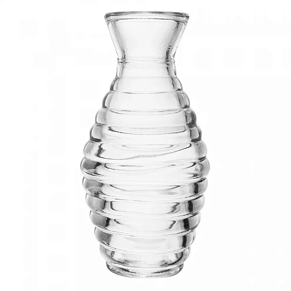 Vaso de Vidro 11,5x6cm Gomos Lyor