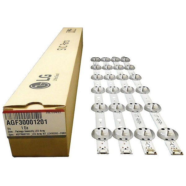 Kit Barra de LED TV LG 49UJ6565 49UJ6525 AGF30001201