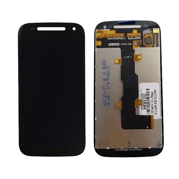 FRONTAL MOTO E2 - MOTO XT1514/1523 - PRETO (ORIGINAL)