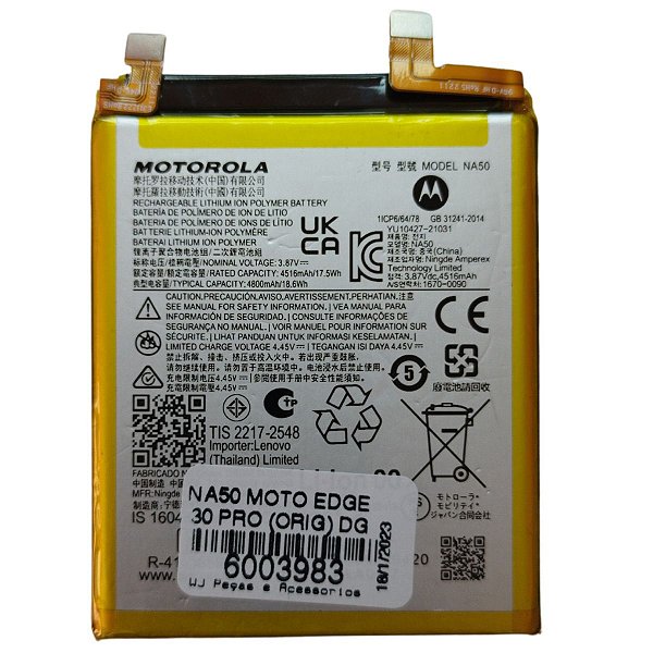 Bateria Motorola Moto Edge 30 Pro NA50 Original