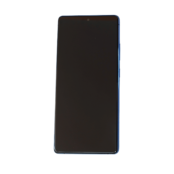 Tela Frontal Touch Display Samsung G770 - S10 LITE - Com aro AZUL Original