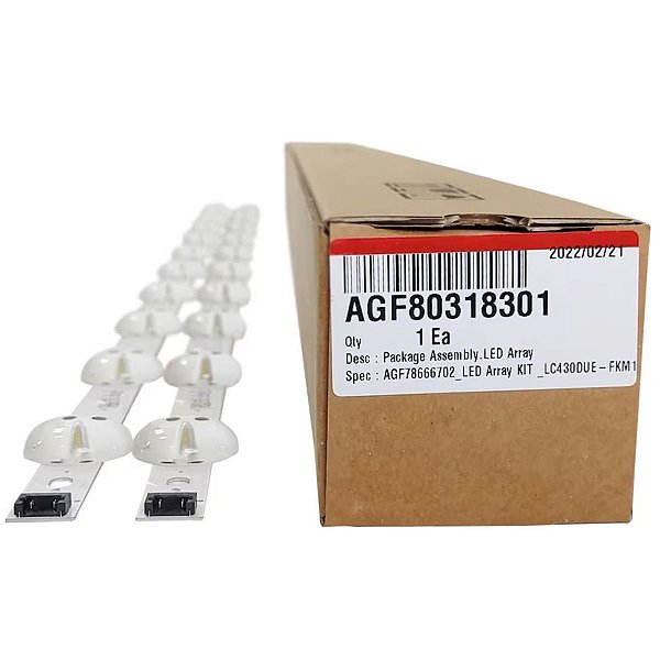 Kit barra de LED TV LG 43UJ6525 43UJ6565 43LV640S AGF80318301