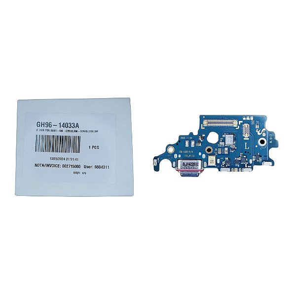 Conector de Carga Samsung S21 - G991 - Com Placa Original
