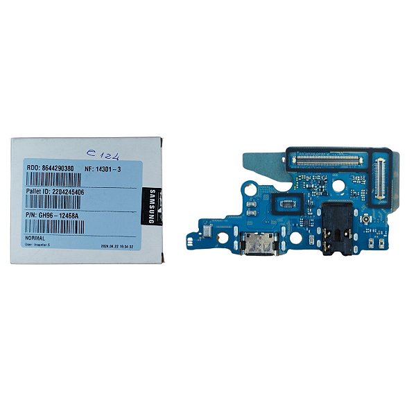Conector de Carga Samsung A70 - Com Placa Original Nova