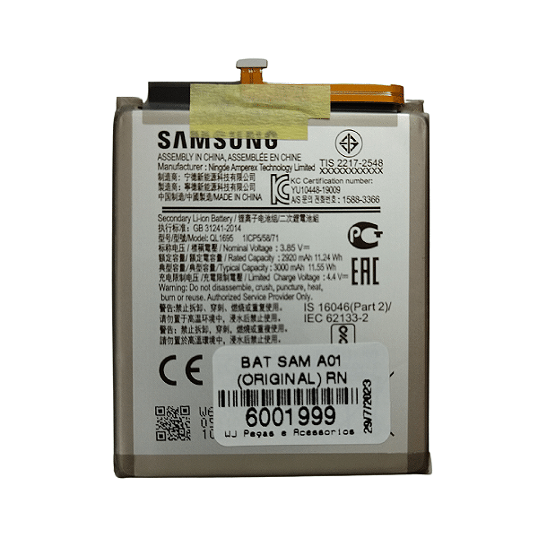 Bateria Samsung A01  QL1695   3000mAh - Original