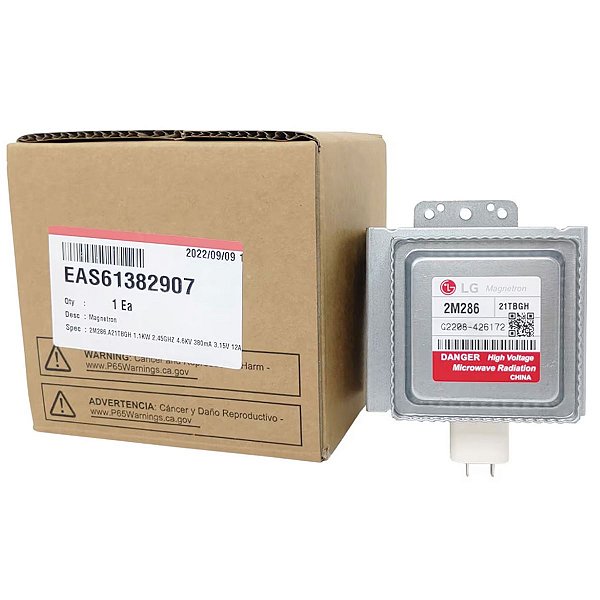 MAGNETRON PARA FORNO MICRO-ONDAS - EAS61382907