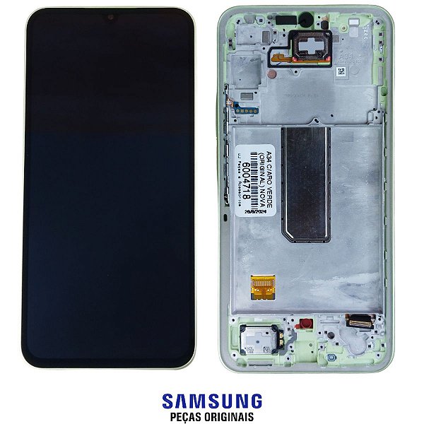 Tela Frontal Touch Display Samsung A34 A346 Original