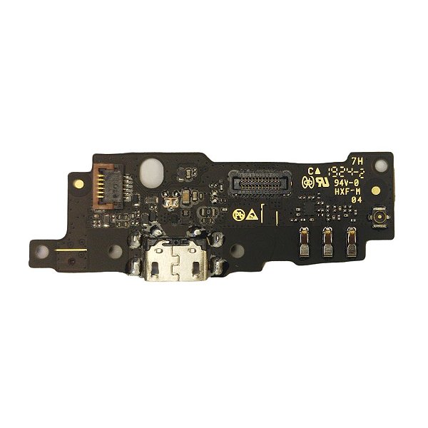 Conector de Carga Com Placa Moto E5 Play Original