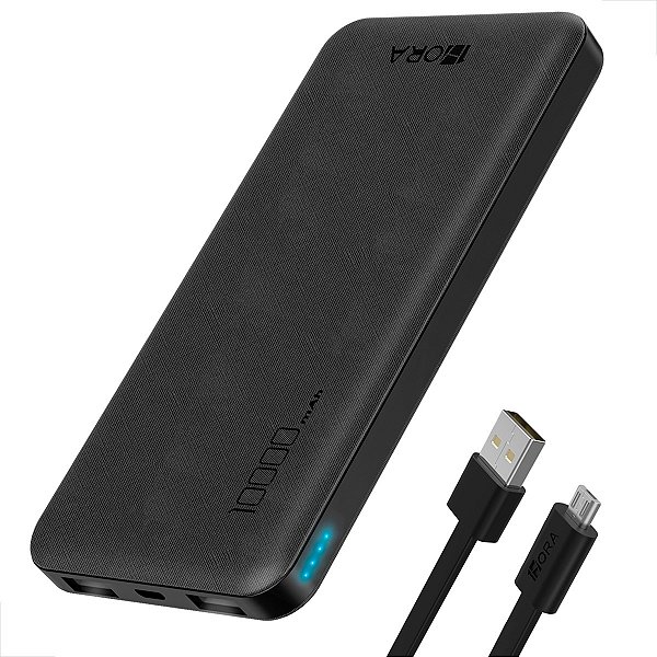 Power Bank 10.000mAh - S1005 - Preto - GAR094