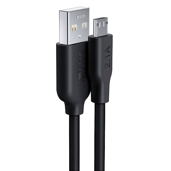 Cabo Para Dados V8 - 1 METRO - 2.1A - Preto - CAB236