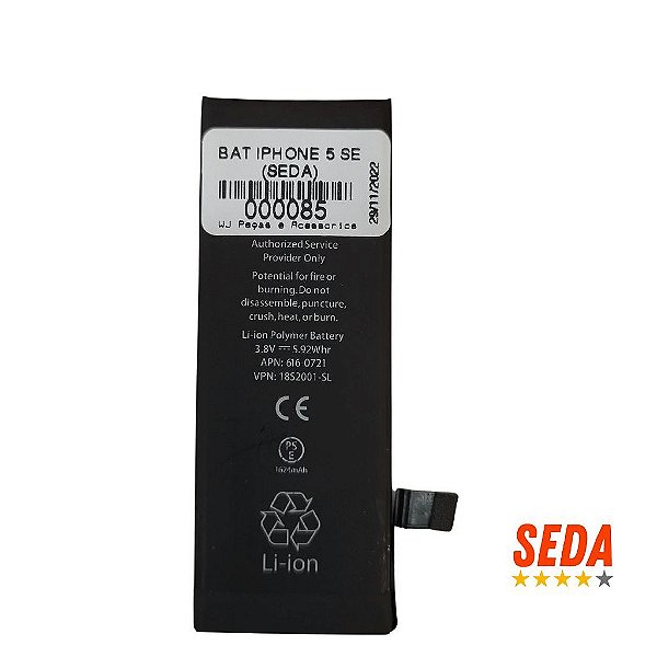 Bateria Iphone 5 Se - Seda