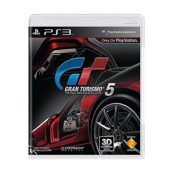 Jogo PS3 - Gran Turismo 5 (Mídia Física) - FF Games - Videogames Retrô