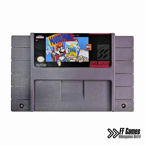 Jogo Super Nintendo SNES - Mario Paint c/ Mouse - FF Games - Videogames  Retrô