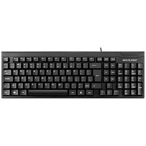 Teclado Basico Slim Preto Usb - TC193