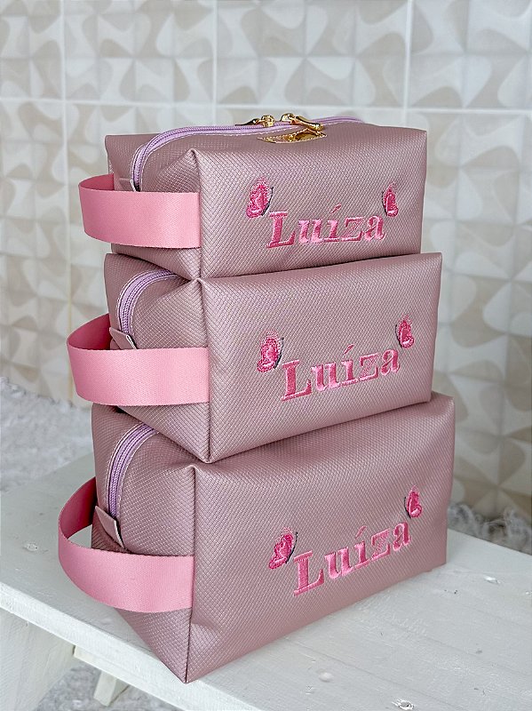 Kit de necessaires  box personalizado Luíza
