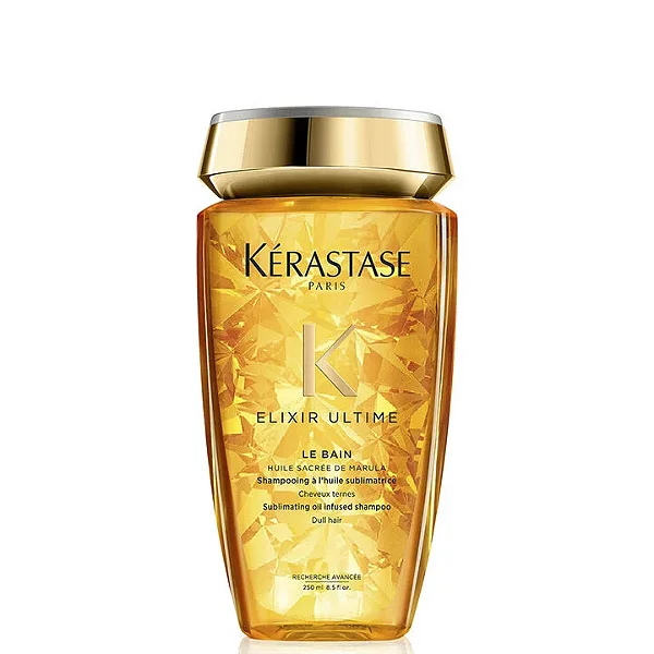 Shampoo Kérastase Elixir Ultime Le Bain - Cuidado Sublime para Cabelos Sem Brilho