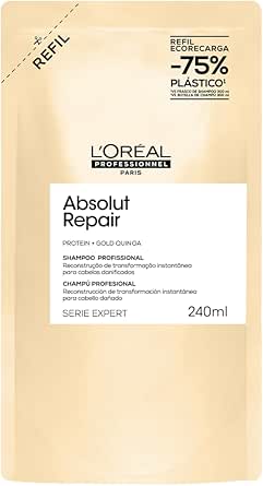 Refil Shampoo Absolut Repair 240ml L'Oréal