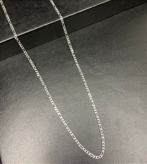 corrente elo 3x1 2mm/ prata 925