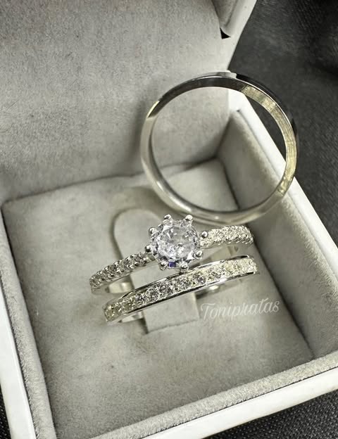 par de aliança Mary 2mm/ anel cinderela incluso