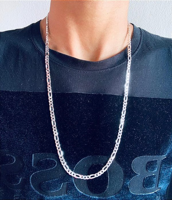 corrente 3x1 5mm/ prata 925