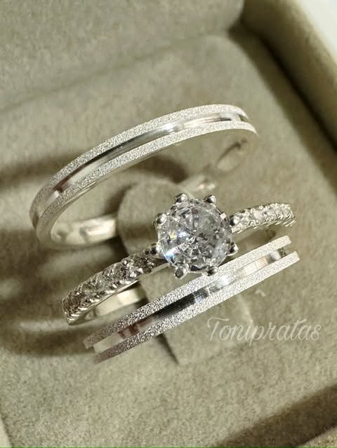 Alianças França e Anel cinderela