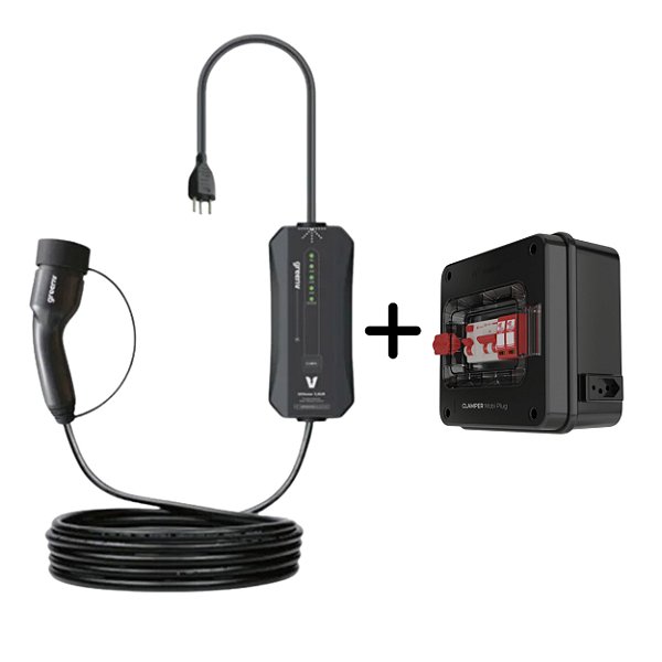 Carregador Portátil GV Home 3,6kW + Quadro 3,6kW Black Clamper