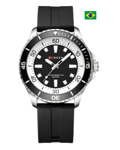 Relógio Masculino Curren 8448 Luxo Esportivo Waterproof 💎⌚🔥