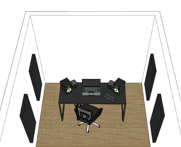 KIT ESSENCIAL HOME STUDIO – TRATAMENTO ACÚSTICO