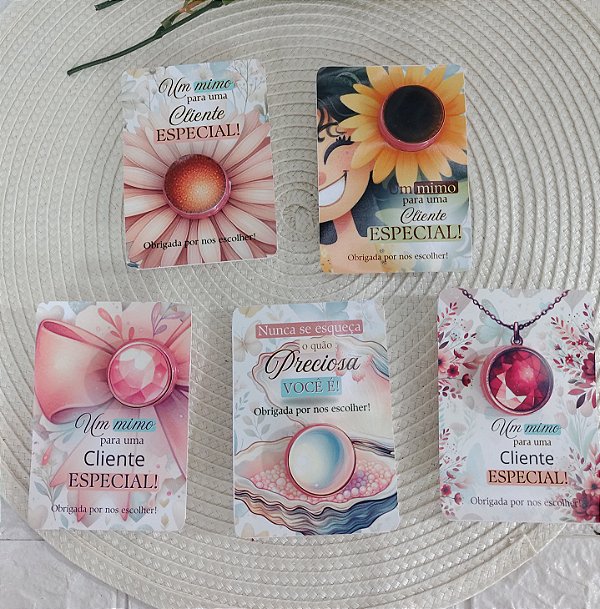 Card com Potinho com Creme Hidratante Mimo Cliente
