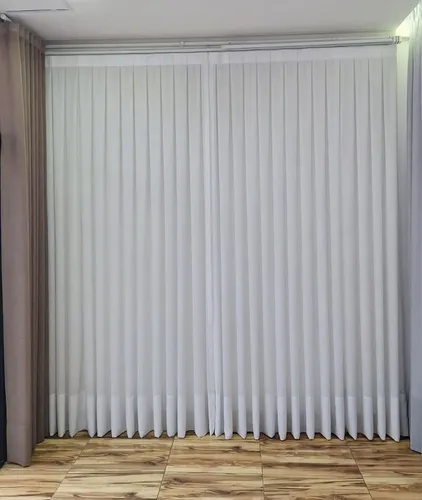 Cortina P/ Trilho - 2,75 A x 2,54 L - Linho gaze Off white