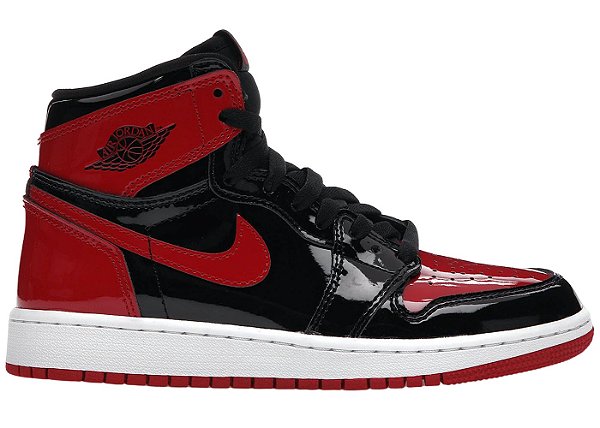 Nike Jordan 1 Retro High Patent Bred (GS)