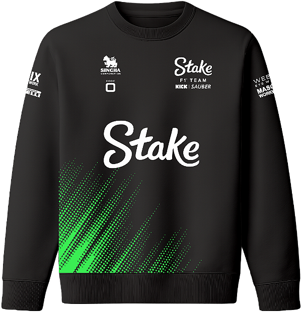Moletom equipe Stake Sauber 2025 v