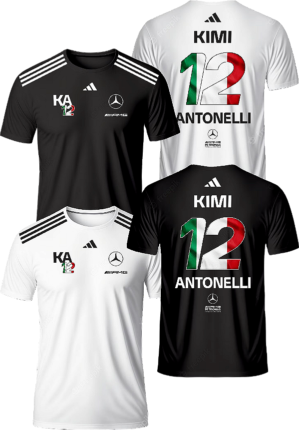 Camiseta F1 Mercedes Kimi Antonelli 2026
