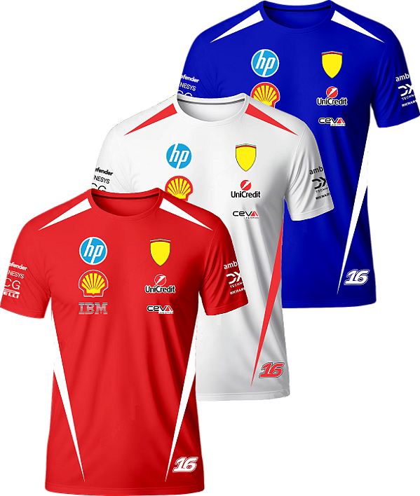 Camiseta F1 Charles Leclerc 2026