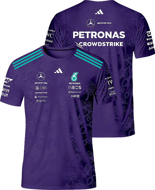 Camiseta Equipe Mercedes F1 Singapura 2026