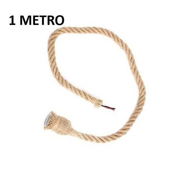 PENDENTE LUMINÁRIA CORDA 1 METRO